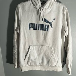 PUMA Men's White Hoodie